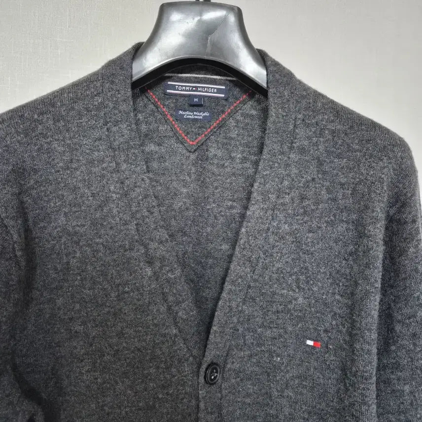 [BUNJANG] Tommy Hilfiger M Lambswool Knit Cardigan Jacket / 타미힐피거 M 램스울 니트 가디건 카디건 M-자켓-246