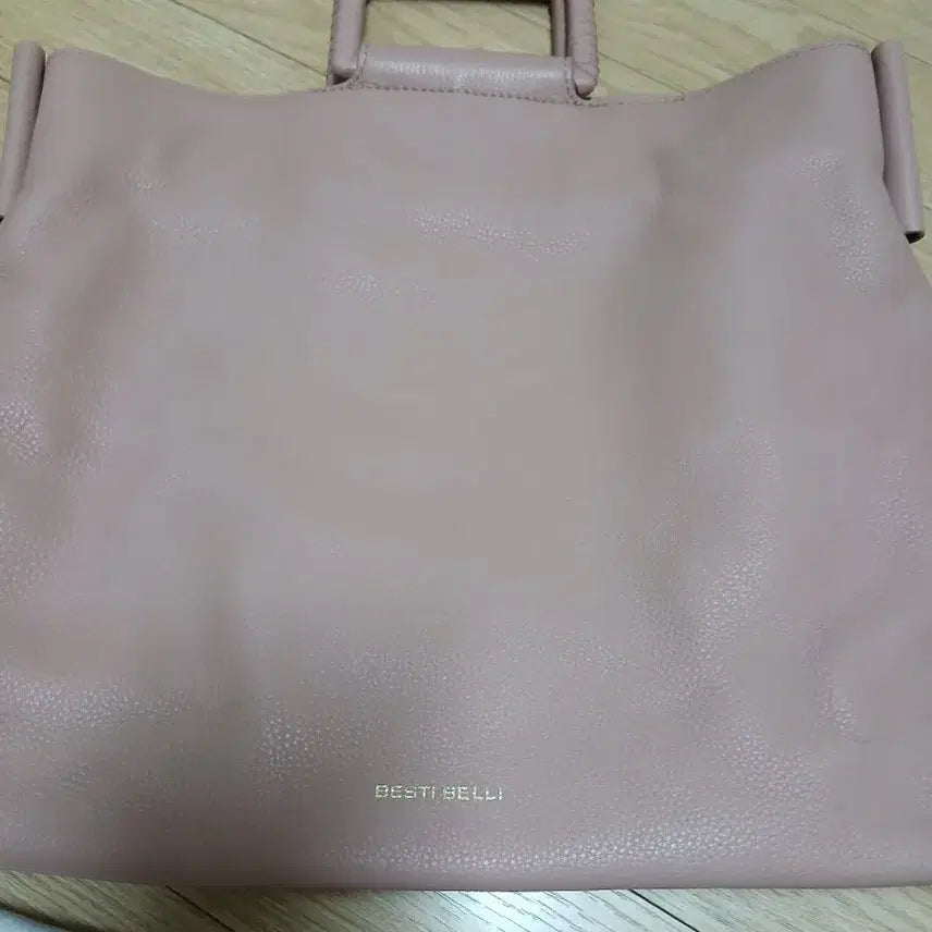 [BUNJANG] BESTI BELLI Pink Leather Tote Bag / BESTI BELLI 핑크 토트백-소가죽