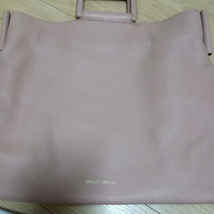 [BUNJANG] BESTI BELLI Pink Leather Tote Bag / BESTI BELLI 핑크 토트백-소가죽