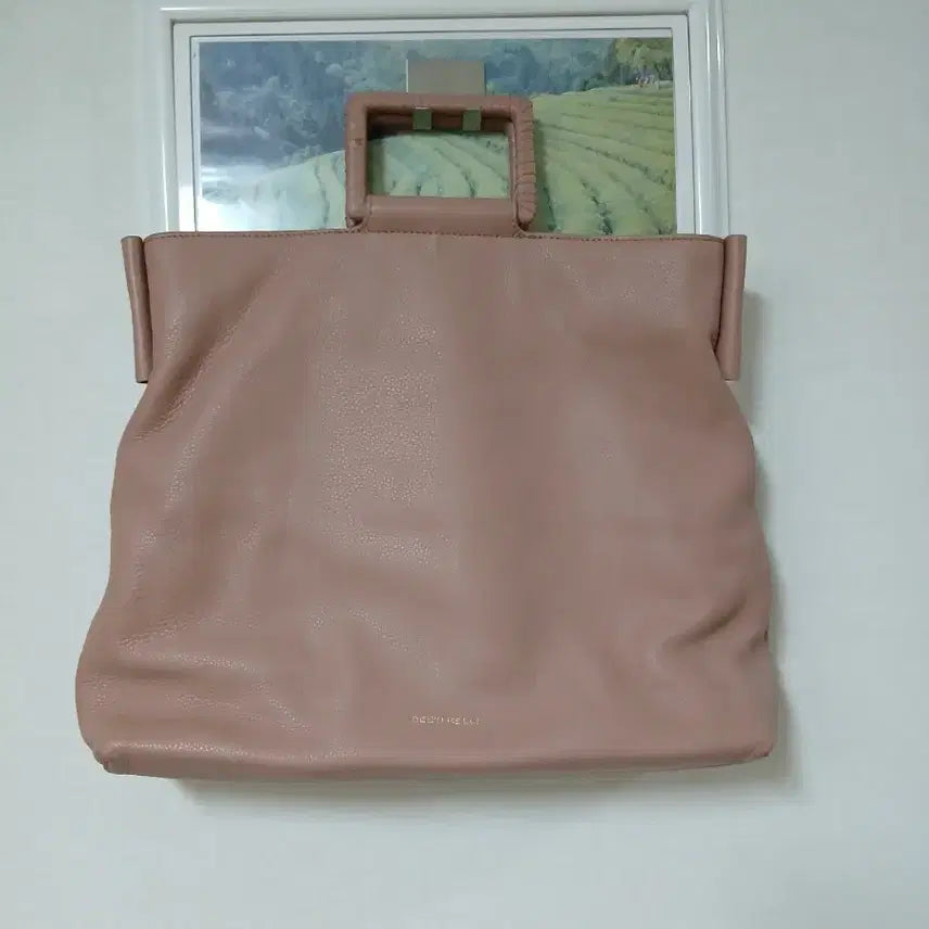[BUNJANG] BESTI BELLI Pink Leather Tote Bag / BESTI BELLI 핑크 토트백-소가죽