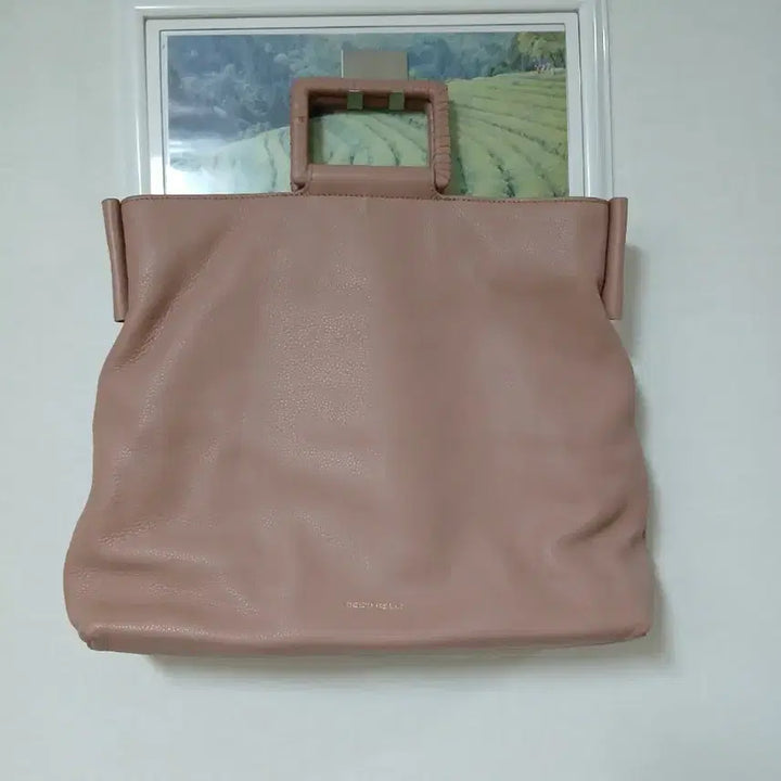 [BUNJANG] BESTI BELLI Pink Leather Tote Bag / BESTI BELLI 핑크 토트백-소가죽