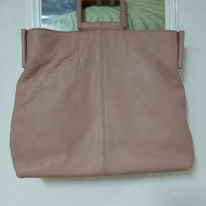 [BUNJANG] BESTI BELLI Pink Leather Tote Bag / BESTI BELLI 핑크 토트백-소가죽