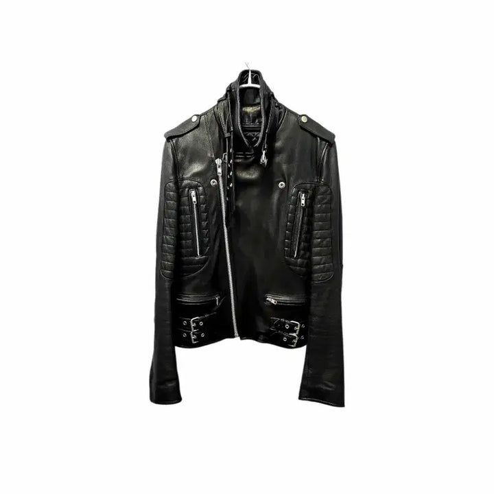 [BUNJANG] 206 Homme Lee Youngjoon Lambskin Rider Jacket / 206옴므 이영준 램스킨 라이더 자켓 ( 퀄팅내피 탈부착 )