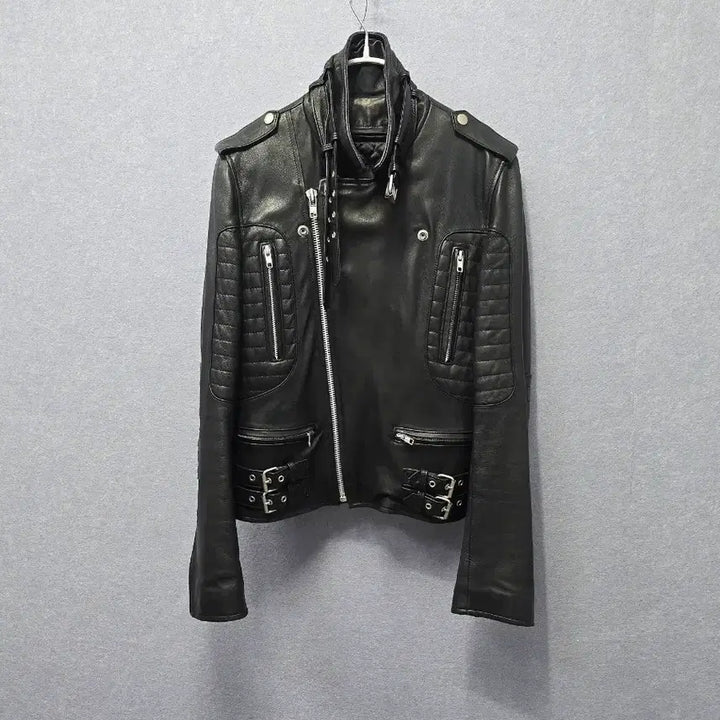 [BUNJANG] 206 Homme Lee Youngjoon Lambskin Rider Jacket / 206옴므 이영준 램스킨 라이더 자켓 ( 퀄팅내피 탈부착 )