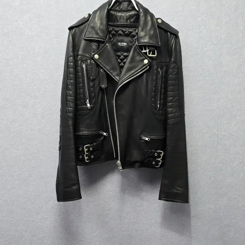 [BUNJANG] 206 Homme Lee Youngjoon Lambskin Rider Jacket / 206옴므 이영준 램스킨 라이더 자켓 ( 퀄팅내피 탈부착 )