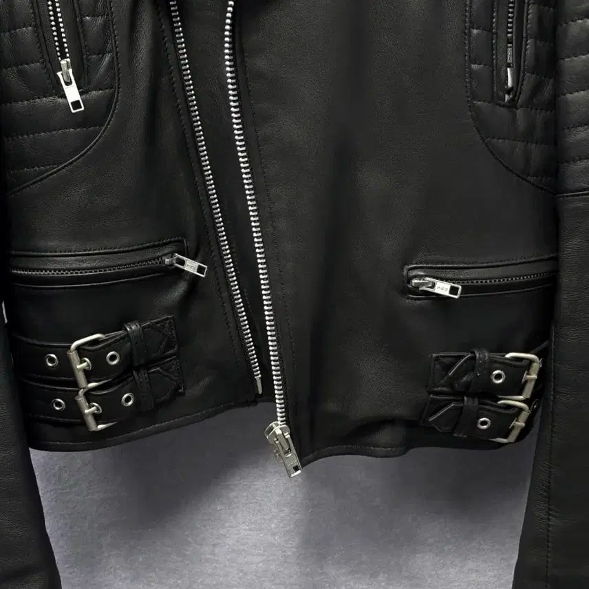 [BUNJANG] 206 Homme Lee Youngjoon Lambskin Rider Jacket / 206옴므 이영준 램스킨 라이더 자켓 ( 퀄팅내피 탈부착 )