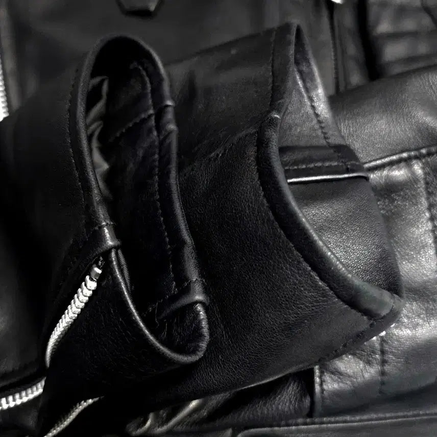 [BUNJANG] 206 Homme Lee Youngjoon Lambskin Rider Jacket / 206옴므 이영준 램스킨 라이더 자켓 ( 퀄팅내피 탈부착 )