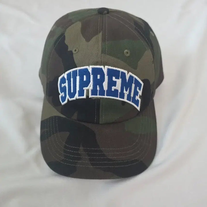[BUNJANG] Supreme Felt Arch 6-Panel Woodland Camo Cap / 슈프림 펠트 아크 6-패널 우드랜드 카모
