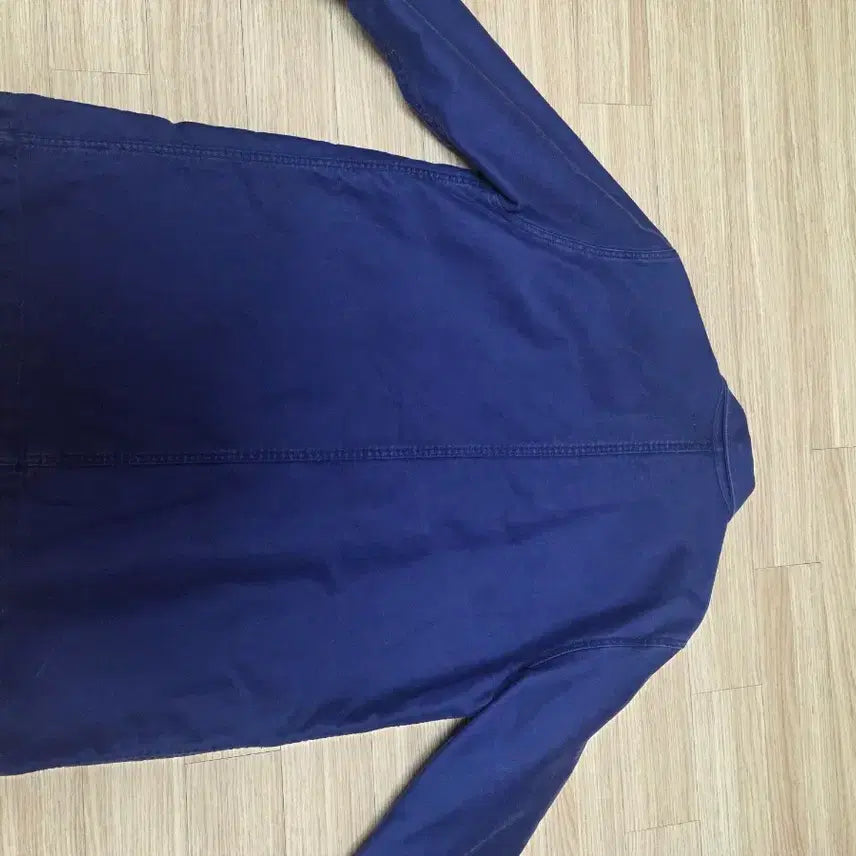 [BUNJANG] Le Mont Saint Michel Moleskin Blue Work Jacket / 르몽생미셸 몰스킨 블루 워크자켓 46사이즈