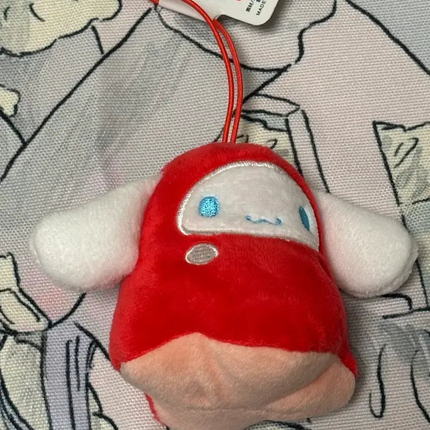 [BUNJANG] Sanrio Cinnamoroll Sausage Lunch Box Plush Doll / 산리오 도시락 소세지 인형