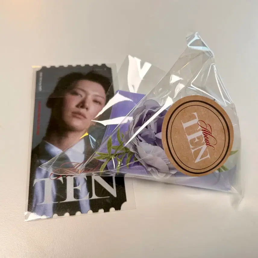 [BUNJANG] NCT Ten Birthday Photocard + Corsage Set / [미개봉] 텐 생파 포카+코사지