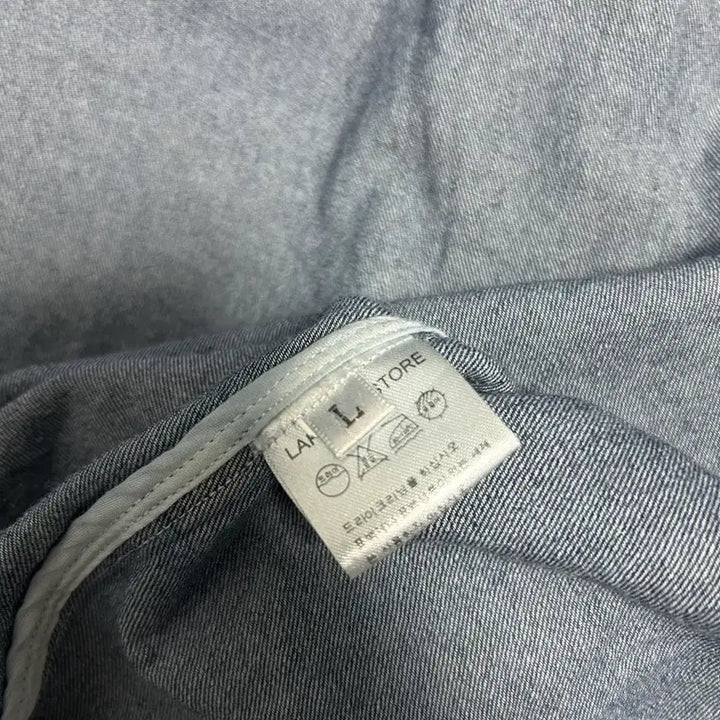 [BUNJANG] Lafarge Store Denim Short Sleeve Shirt L / 라퍼지스토어 데님 반팔셔츠 L