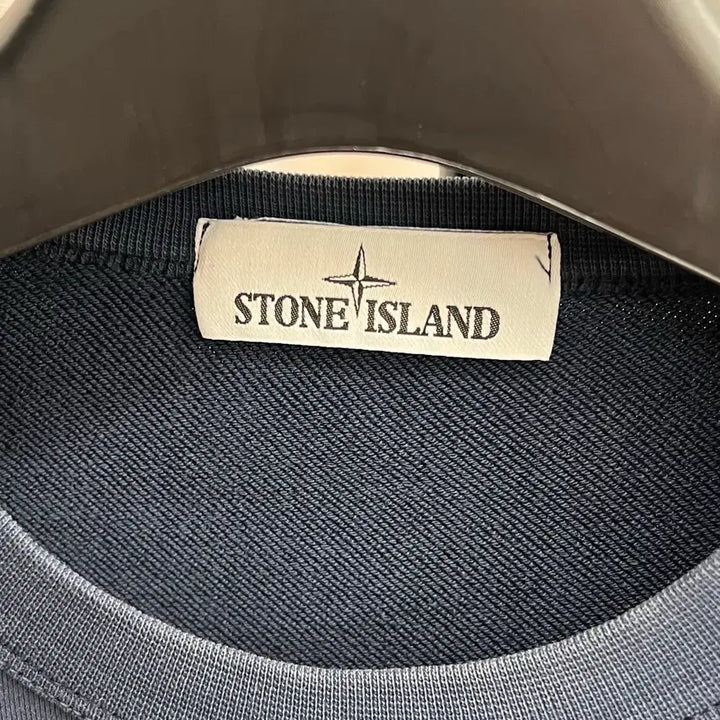 [BUNJANG] Stone Island Crewneck Navy (L) / 스톤아일랜드 지퍼 맨투맨 네이비 (L)