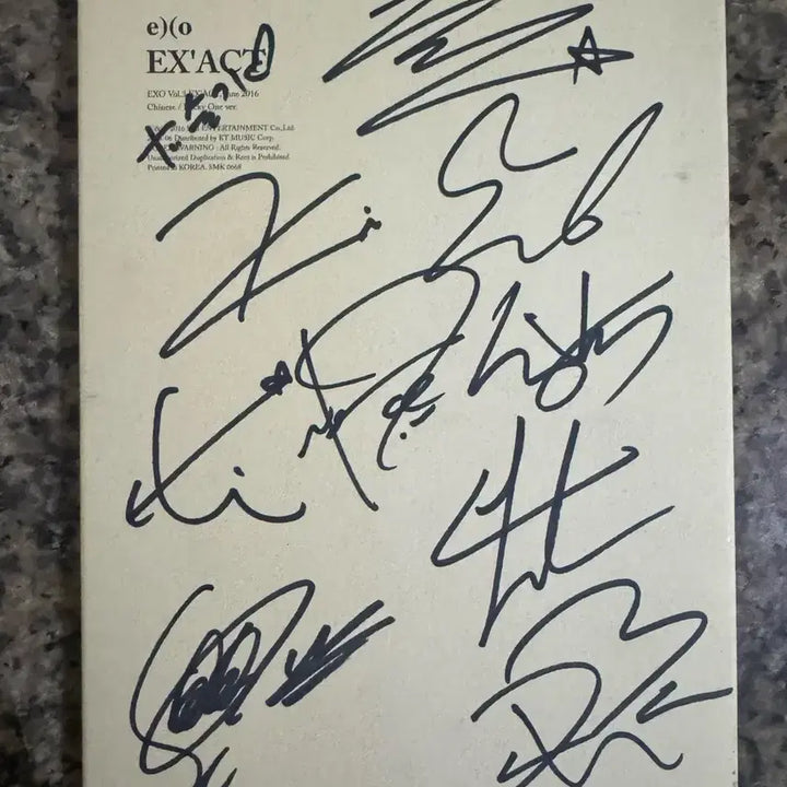 [SOLD OUT] 비매 엑소 이그젝트 EXO EXACT 친필 싸인 사인 앨범