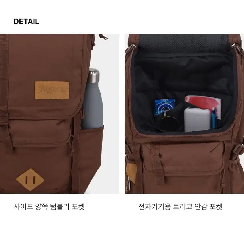 [BUNJANG] JanSport Hatchet Basic Brown Backpack Bag / 잔스포츠 해쳇 베이직 브라운 백팩 가방