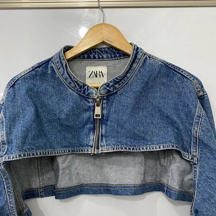 [SOLD OUT] 188. 여성용 자라 크롭 차이나 데님 자켓(L)