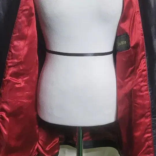 [SOLD OUT] 블랙 양가죽 벨트 코트 L