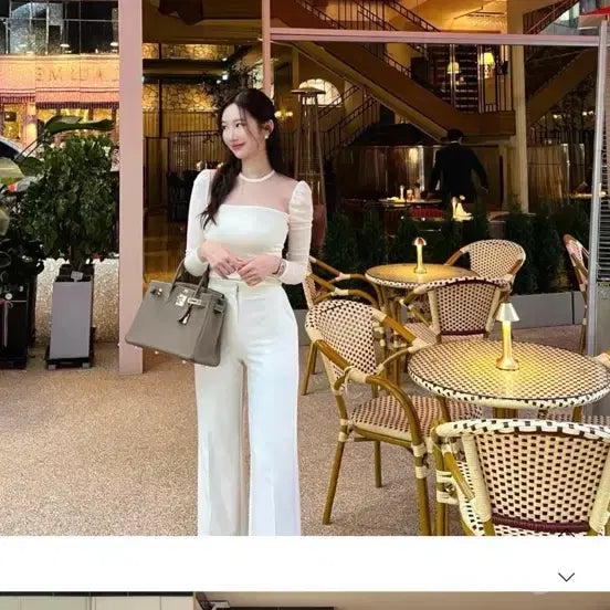 [SOLD OUT] 이부베 레이디 시스루 티 아이보리