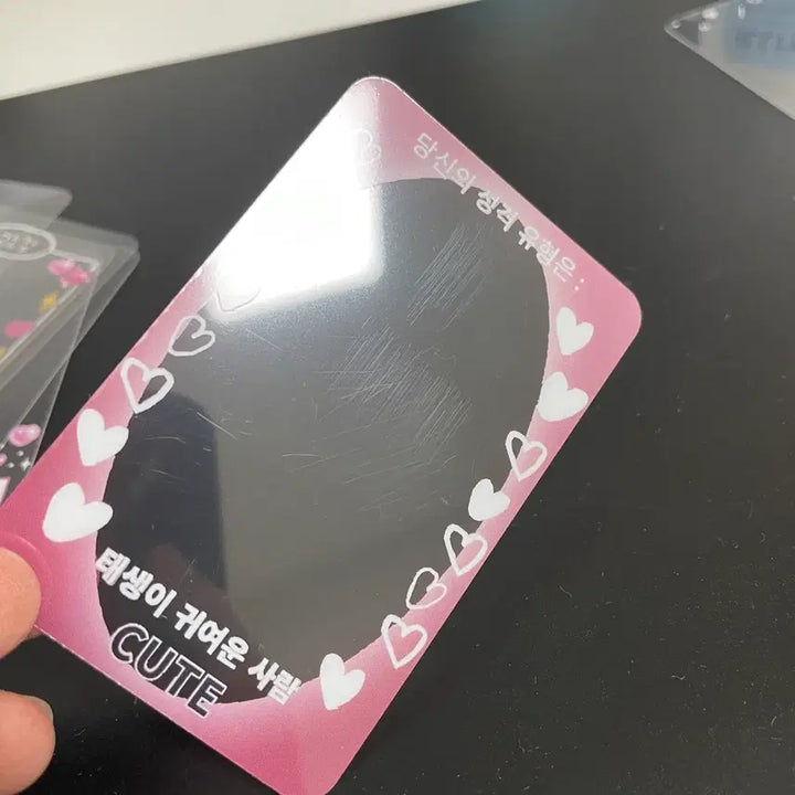 [BUNJANG] Transparent Frame Photocard Bundle Set / 투명 프레임 포카 일괄 14개