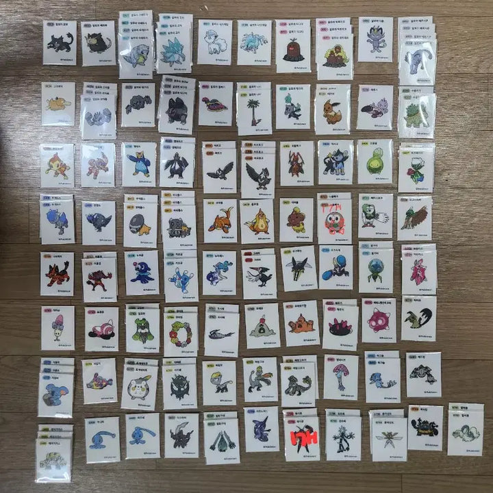 [BUNJANG] Pokemon Stickers (Sealed &amp; Individual) / 포켓몬 띠부씰 판매(시즌. 낱장)