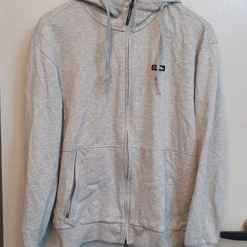 [SOLD OUT] 내셔널지오그래픽 회색 후드집업100(L)
