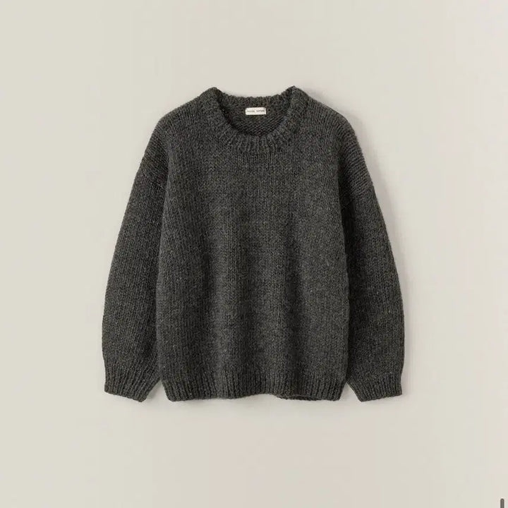 [BUNJANG] Facade Pattern Handmade Roundneck Knit / 파사드패턴 핸드메이드 라운드넥 니트