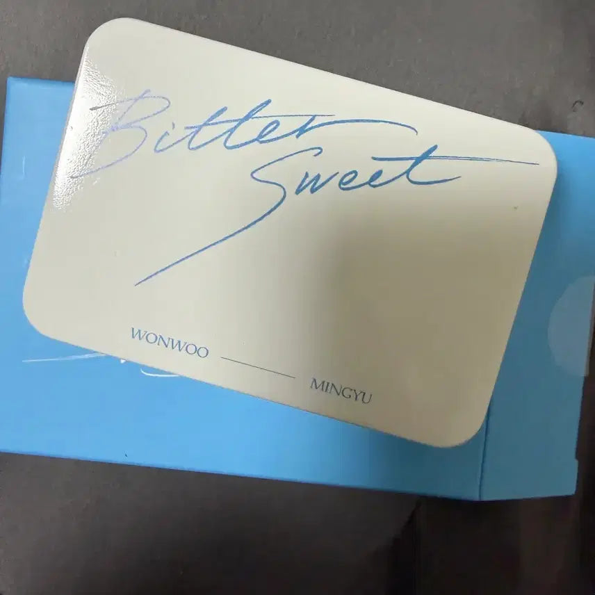 [BUNJANG] Seventeen Mingyu Wonwoo Bittersweet Tin Case / 민규 원우 bittersweet 틴케이스