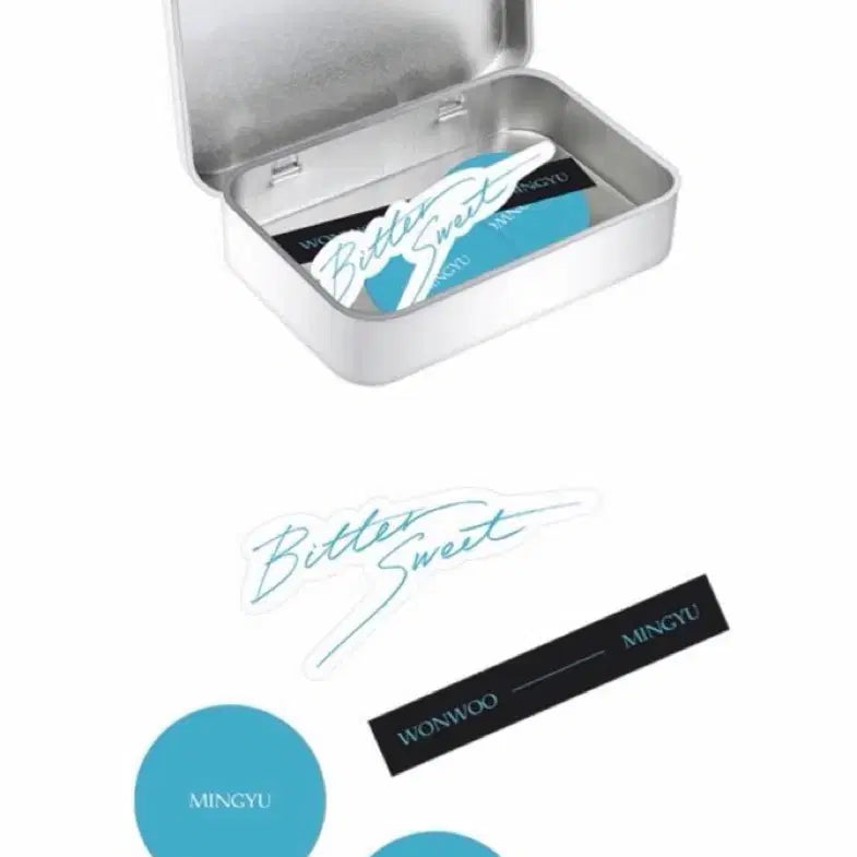 [BUNJANG] Seventeen Mingyu Wonwoo Bittersweet Tin Case / 민규 원우 bittersweet 틴케이스