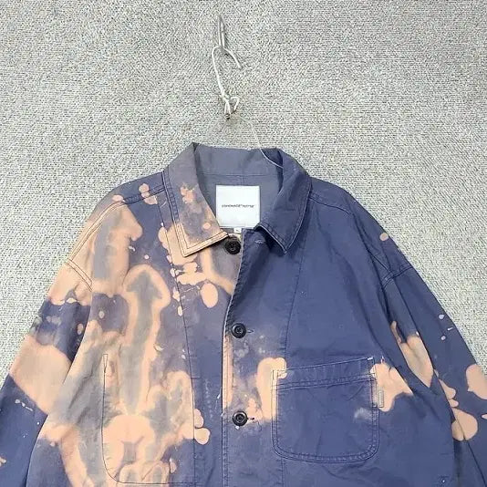 [BUNJANG] Espionage Navy Dirty Printing Vintage Jacket XL / 에스피오나지 네이비 더티 프린팅 빈티지 자켓 XL