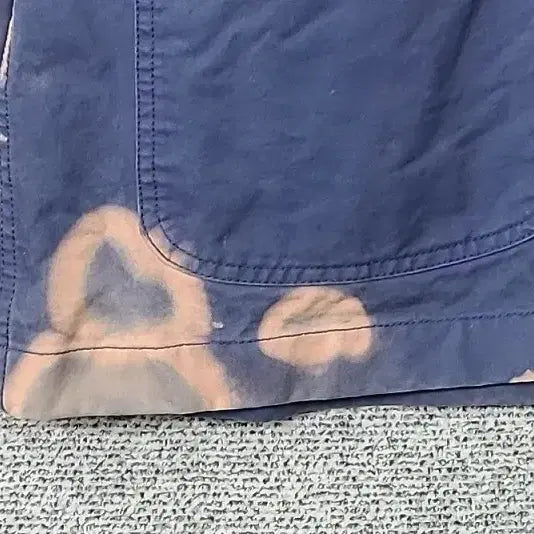 [BUNJANG] Espionage Navy Dirty Printing Vintage Jacket XL / 에스피오나지 네이비 더티 프린팅 빈티지 자켓 XL