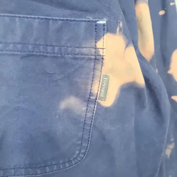 [BUNJANG] Espionage Navy Dirty Printing Vintage Jacket XL / 에스피오나지 네이비 더티 프린팅 빈티지 자켓 XL