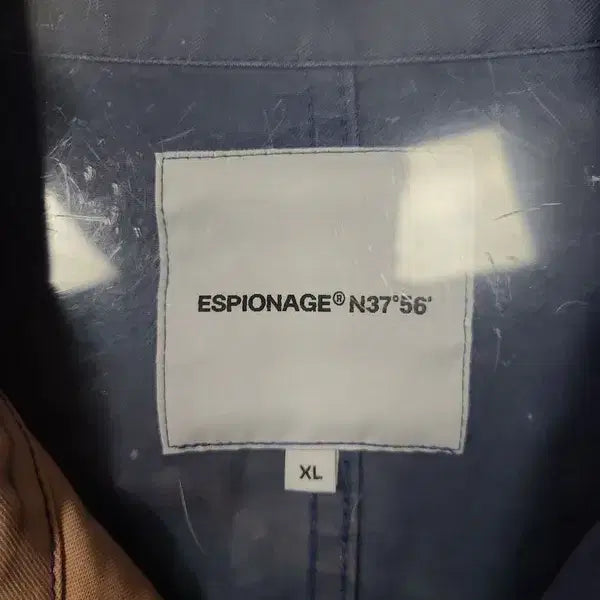 [BUNJANG] Espionage Navy Dirty Printing Vintage Jacket XL / 에스피오나지 네이비 더티 프린팅 빈티지 자켓 XL