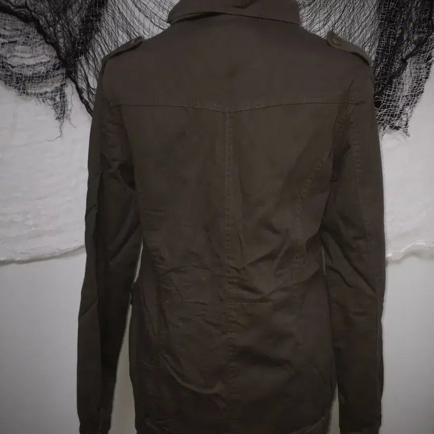 [SOLD OUT] grunge y2k gold button brown jacket