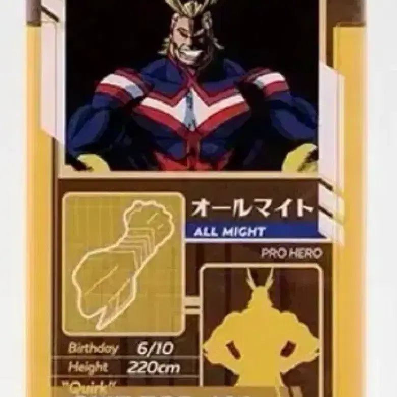 [BUNJANG] My Hero Academia All Might Card Case (Sealed) / 나히아 K상 올마이트 (미개봉)