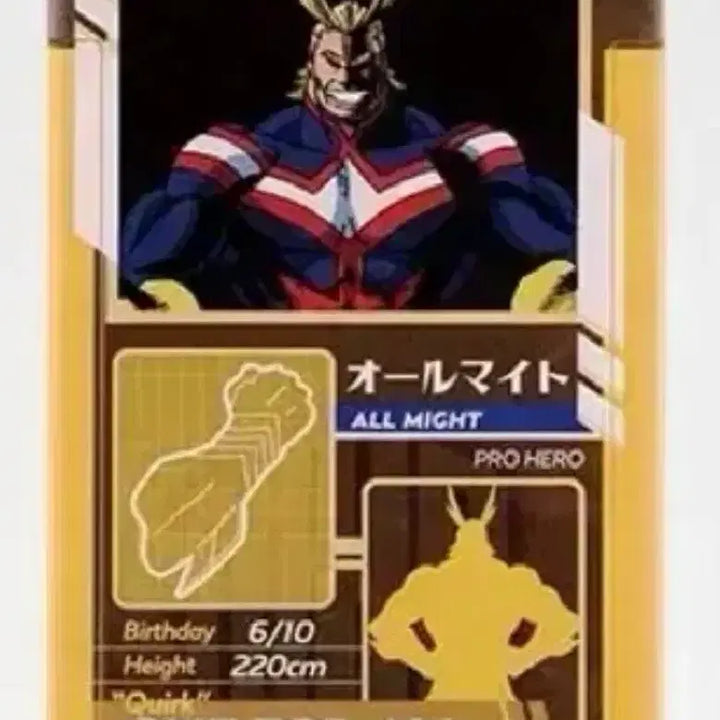 [BUNJANG] My Hero Academia All Might Card Case (Sealed) / 나히아 K상 올마이트 (미개봉)