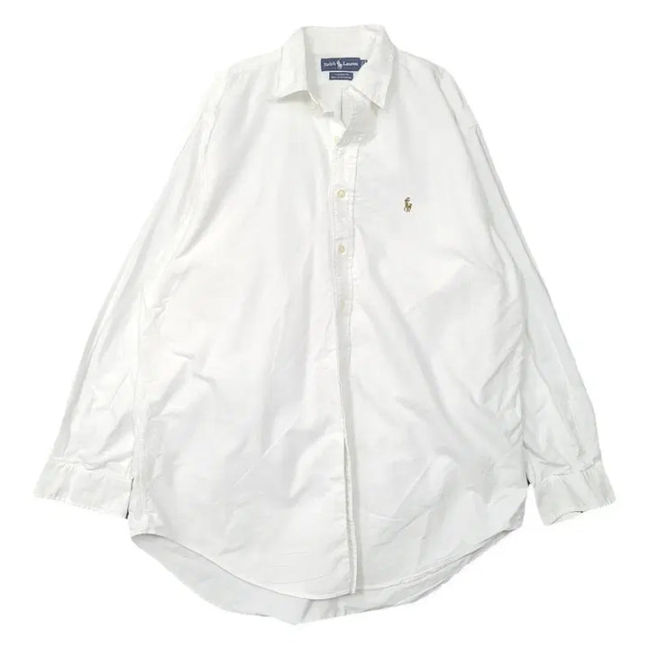 [SOLD OUT] 폴로 랄프로렌 화이트 야머스핏 오버 사이즈 셔츠 2XL