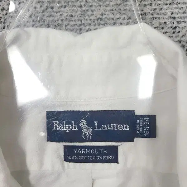 [SOLD OUT] 폴로 랄프로렌 화이트 야머스핏 오버 사이즈 셔츠 2XL