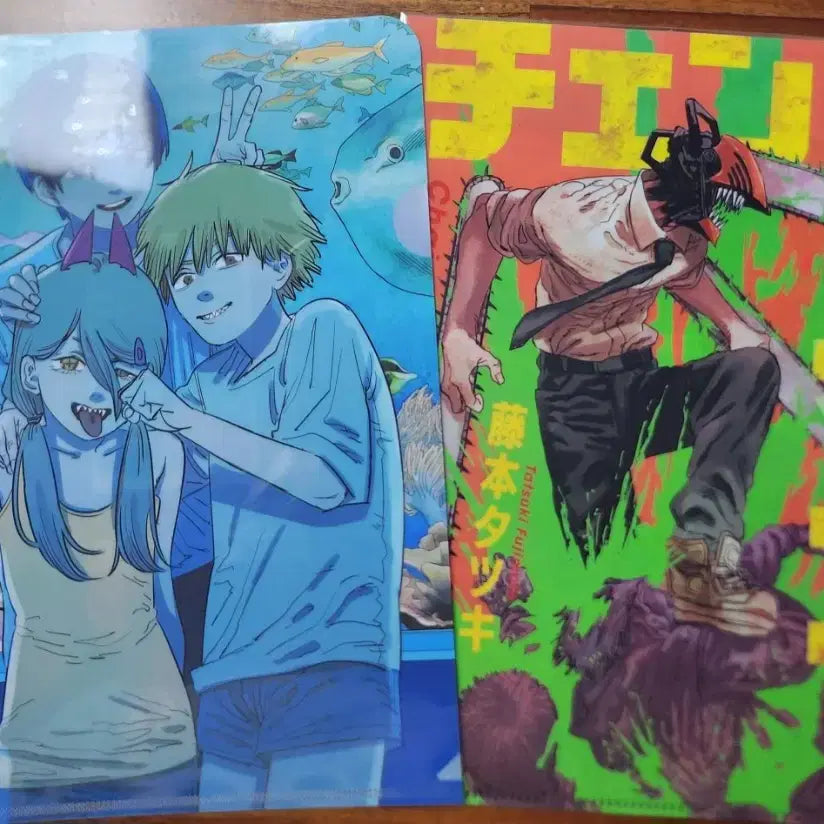[BUNJANG] Chainsaw Man Aki Denji Makima Clear File Set / 체인소맨 클리어파일 아키 덴지 마키마 세트