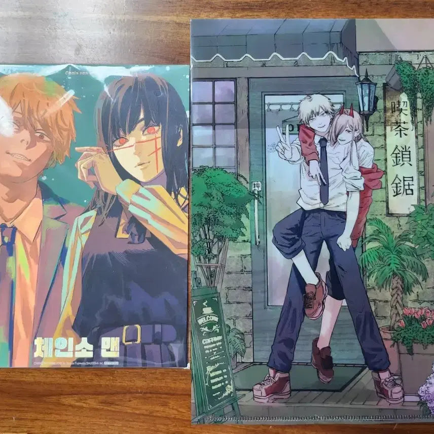 [BUNJANG] Chainsaw Man Aki Denji Makima Clear File Set / 체인소맨 클리어파일 아키 덴지 마키마 세트
