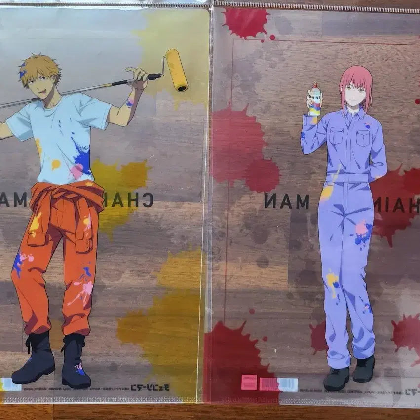 [BUNJANG] Chainsaw Man Aki Denji Makima Clear File Set / 체인소맨 클리어파일 아키 덴지 마키마 세트