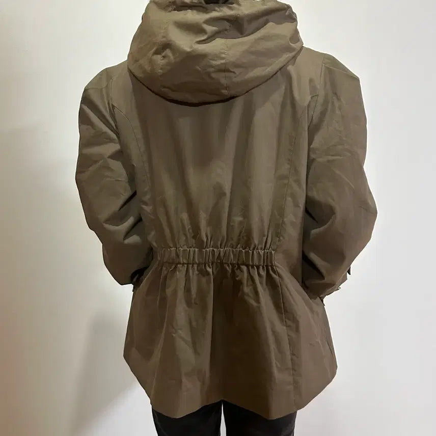 [BUNJANG] Unbranded Olive Green Khaki Field Jacket / (새상품) 후드 카키올리브색 야상 점퍼