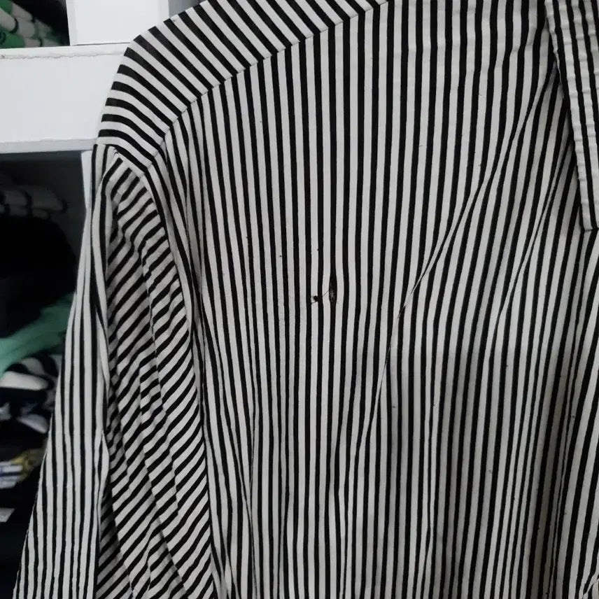 [BUNJANG] Beanpole Striped Short-Sleeve Polo Shirt / 빈폴 스트라이프 반팔 카라티