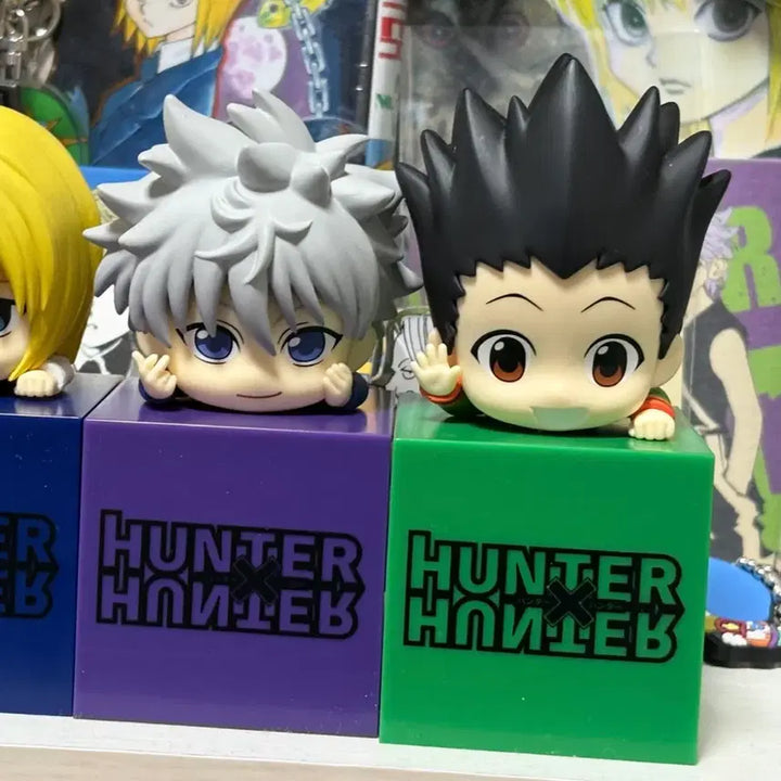 [BUNJANG] Hunter x Hunter Killua &amp; Gon Hikkake Figure Set / 헌터헌터 헌헌 HxH 키르아 곤 힛카게 1탄