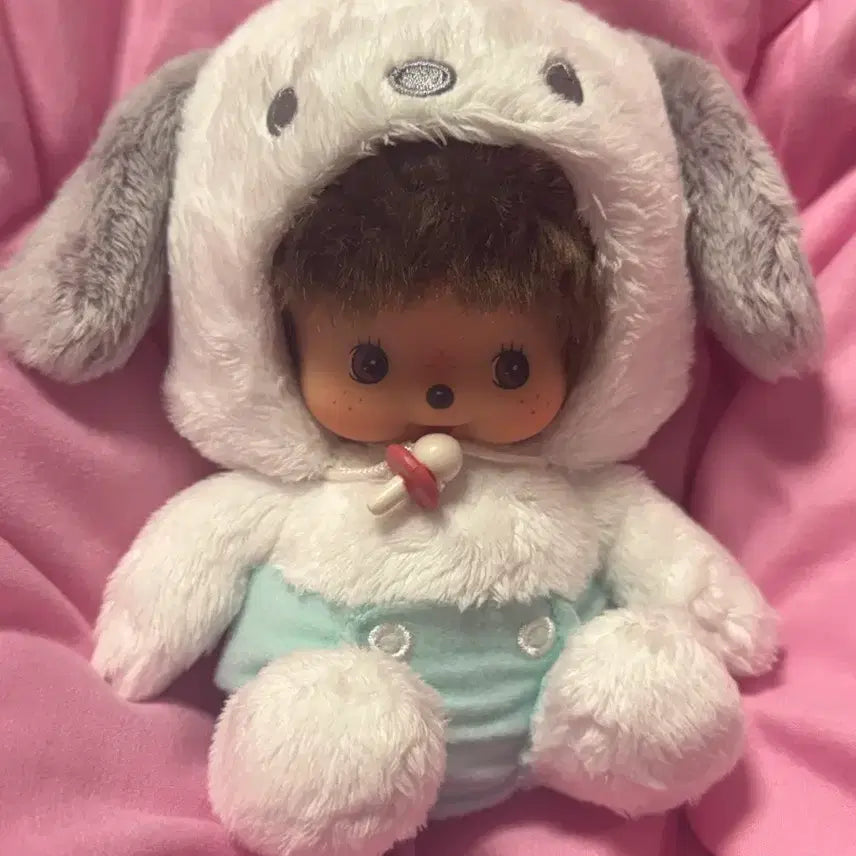 [BUNJANG] Monchhichi Babycchichi Sanrio Pochacco Plush / 몬치치 베비치치 산리오 포차코