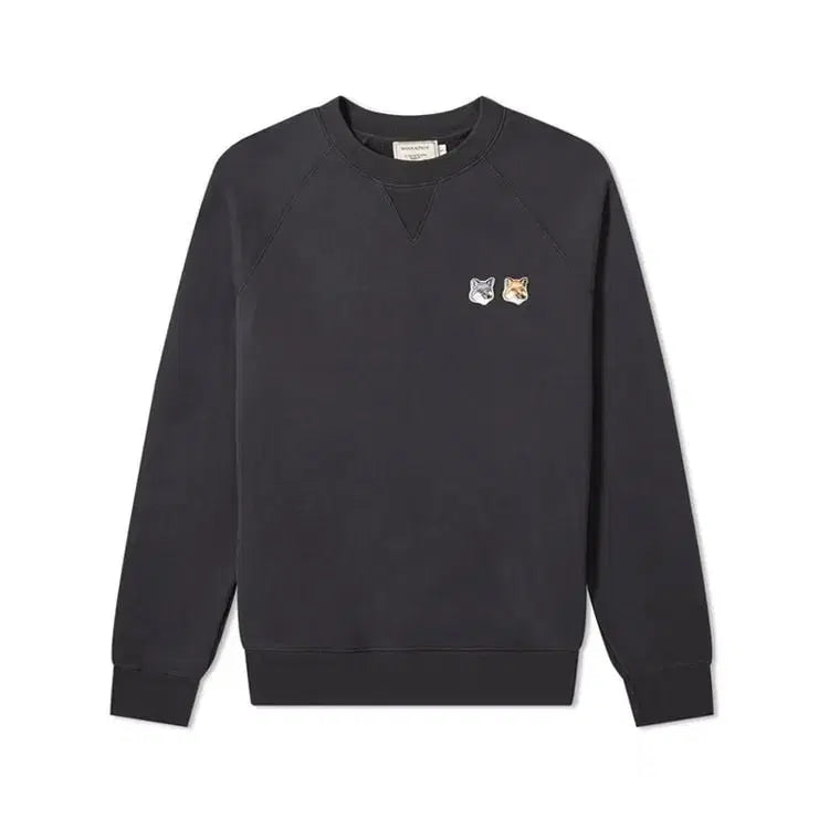 [BUNJANG] Maison Kitsuné Double Fox Black Sweatshirt / 메종키츠네 더블 폭스 블랙 맨투맨
