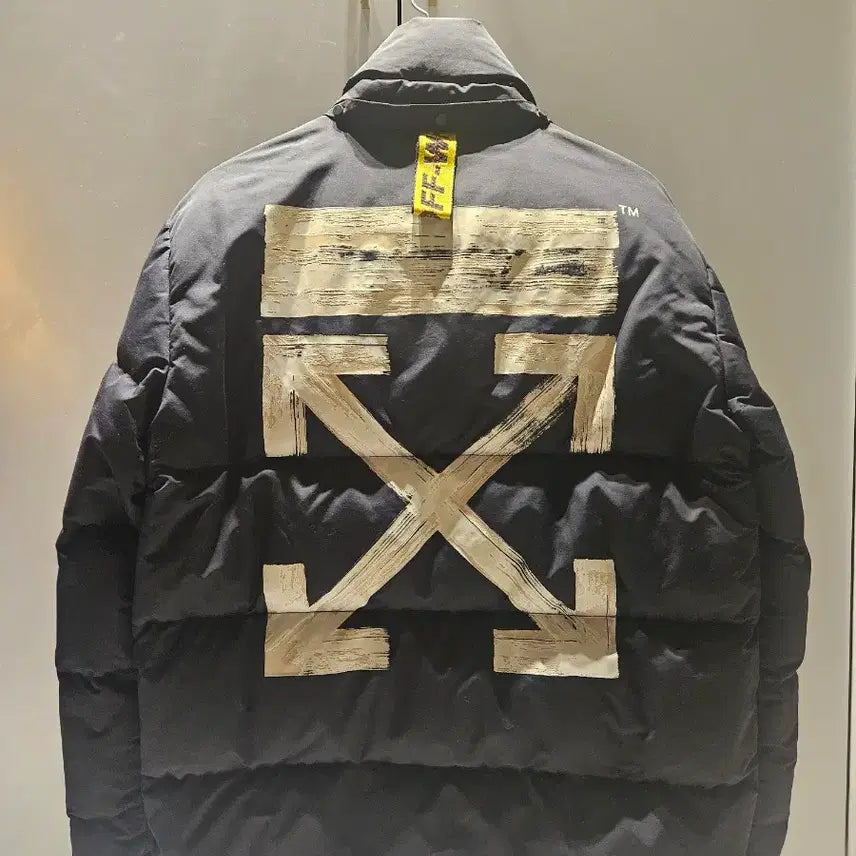 [BUNJANG] Off-White Arrow Puffer Jacket / 오프화이트 에로우 푸퍼 패딩 자켓