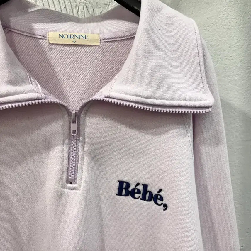 [BUNJANG] Noir Nine Half-Zip Sweatshirt / 누아르나인 하프집업 맨투맨티