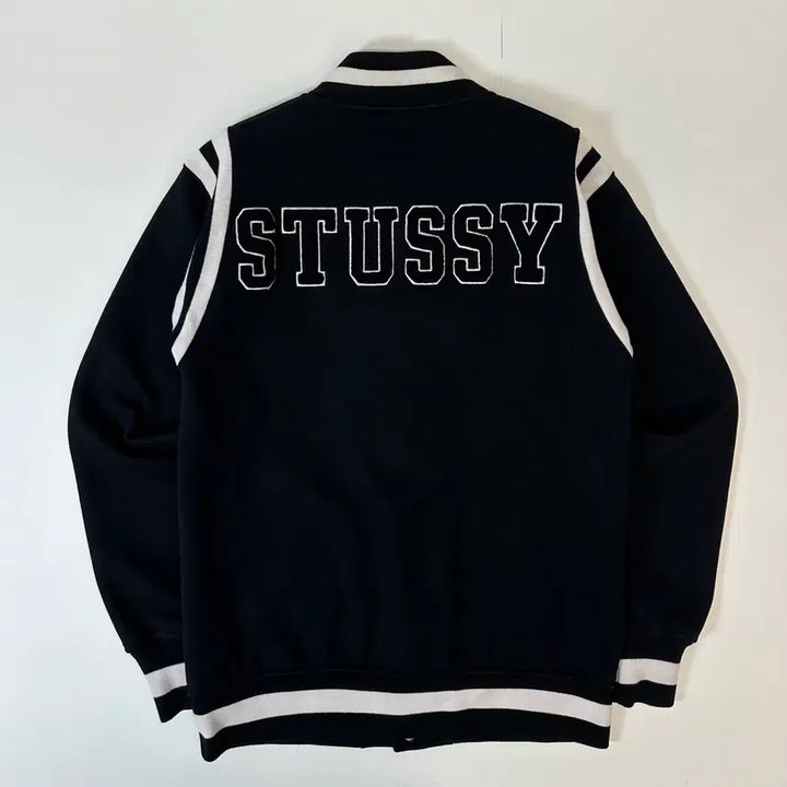 [BUNJANG] Stussy Crown Cotton Varsity Jacket / 스투시 크라운  코튼 바시티자켓