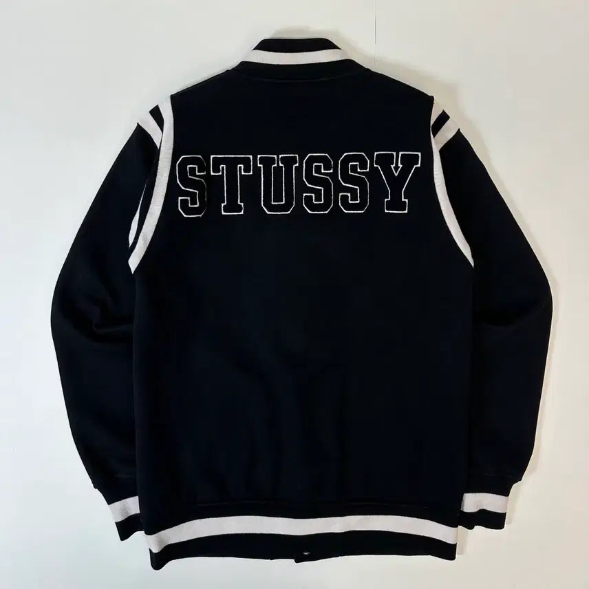 [BUNJANG] Stussy Crown Cotton Varsity Jacket / 스투시 크라운  코튼 바시티자켓