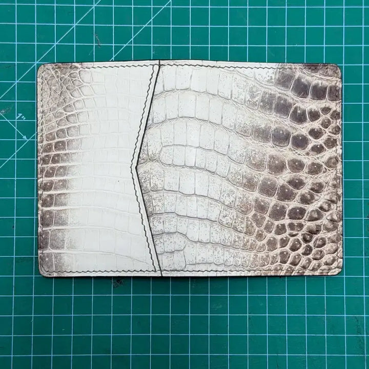 [BUNJANG] Himalayan Crocodile Leather Card Wallet / 프랑스 히말라야 악어 가죽으로 만든 카드 지갑